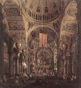 San Marco   The Interior - (Giovanni Antonio Canal) Canaletto