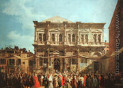 The Feast Day Of St Roch - (Giovanni Antonio Canal) Canaletto