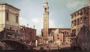 View Of Campo Santi Apostoli - (Giovanni Antonio Canal) Canaletto