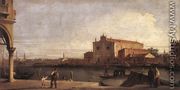 View Of San Giovanni Dei Battuti At Murano - (Giovanni Antonio Canal) Canaletto