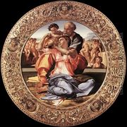 The Doni Tondo (framed) c. 1506 - Michelangelo Buonarroti