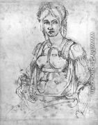 Portrait of Vittoria Colonna 1540s - Michelangelo Buonarroti