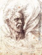 The Damned Soul c. 1525 - Michelangelo Buonarroti