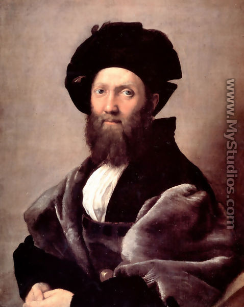 Portrait of Baldassare Castiglione 1414-15 - Raphael