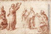 Study For St Paul Preaching In Athens - Raphael