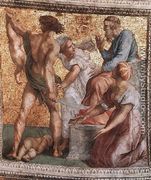 The Stanza Della Segnatura Ceiling  The Judgment Of Solomon - Raphael
