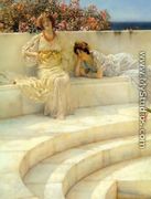 Under The Roof Of Blue Ionian Weather   Detail - Sir Lawrence Alma-Tadema