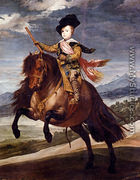 Equestrian Portrait Of Balthasar Carlos - Diego Rodriguez de Silva y Velazquez