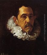Portrait Of A Man With A Goatee - Diego Rodriguez de Silva y Velazquez