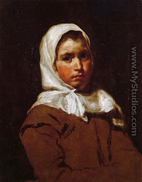 Young Peasant Girl - Diego Rodriguez de Silva y Velazquez