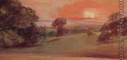 Evening Landscape At East Bergholt - John Constable