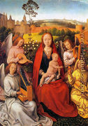 Virgin and Child with Musician Angels 1480 - Hans Memling