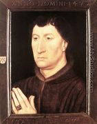 Portrait of Gilles Joye 1472 - Hans Memling