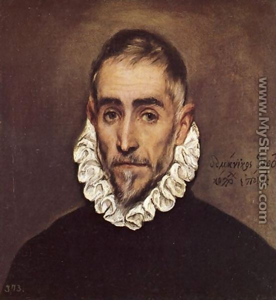 An Elderly Gentleman 1590s - El Greco (Domenikos Theotokopoulos)
