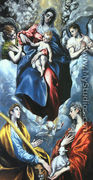 Madonna and Child with St. Martina and St. Agnes, 1597-99 - El Greco (Domenikos Theotokopoulos)