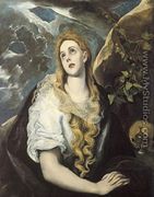 Mary Magdalen in Penitence 1580-85 - El Greco (Domenikos Theotokopoulos)