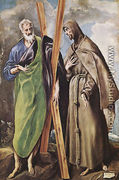 St Andrew and St Francis 1595 - El Greco (Domenikos Theotokopoulos)