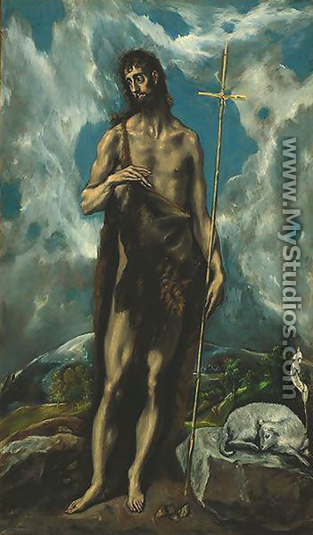 St. John the Baptist c. 1600 - El Greco (Domenikos Theotokopoulos)