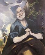 St Peter in Penitence 1580s - El Greco (Domenikos Theotokopoulos)