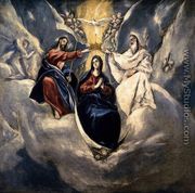 The Coronation of the Virgin 1591 - El Greco (Domenikos Theotokopoulos)