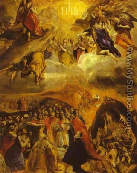 The Dream Of Philip II - El Greco (Domenikos Theotokopoulos)