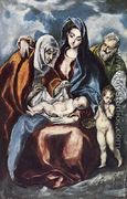 The Holy Family - El Greco (Domenikos Theotokopoulos)