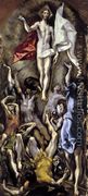 The Resurrection 1596-1600 - El Greco (Domenikos Theotokopoulos)