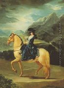 Maria Teresa Of Vallabriga On Horseback - Francisco De Goya y Lucientes