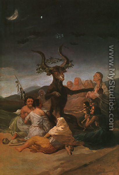 Witches Sabbath - Francisco De Goya y Lucientes