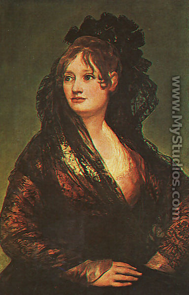 Dona Isabel Cobos De Porcel - Francisco De Goya y Lucientes