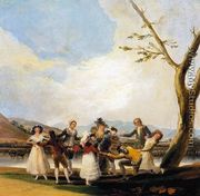 Blind Man's Buff - Francisco De Goya y Lucientes