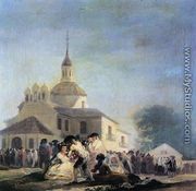 Pilgrimage To The Church Of San Isidro - Francisco De Goya y Lucientes