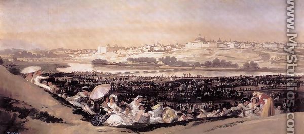 The Meadow Of San Isidro On His Feast Day - Francisco De Goya y Lucientes