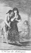 Caprichos  Plate 7  Even Thus He Cannot Make Her Out - Francisco De Goya y Lucientes