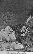 Caprichos  Plate 47  Homage To The Master - Francisco De Goya y Lucientes