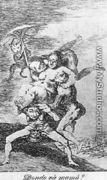 Caprichos  Plate 65  Where Is Mama Going - Francisco De Goya y Lucientes