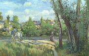 Sunlight on the Road- Pontoise 1874 - Camille Pissarro