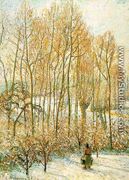 Morning Sunlight on the Snow, Eragny-Sur-Epte 1895 - Camille Pissarro