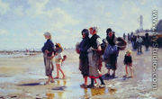Oyster Gatherers Of Cancale - John Singer Sargent
