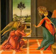 The Cestello Annunciation - Sandro Botticelli (Alessandro Filipepi)