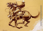 Ugly   Oh The Wild Charge He Made - Frederic Remington
