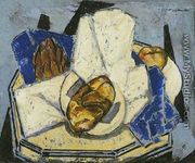 Still Life With Artichoke And Bread - Alfred Henry Maurer