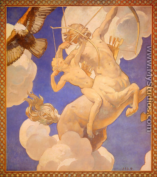 Chiron And Achilles - John Singer Sargent