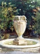 Vase Fountain  Pocantico - John Singer Sargent