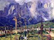 Graveyard In The Tyrol - John Singer Sargent