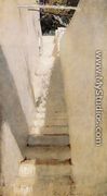 Staircase In Capri - John Singer Sargent