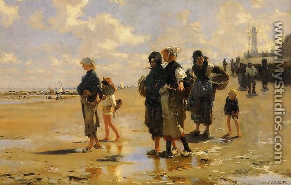 The Oyster Gatherers Of Cancale - John Singer Sargent