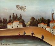 The Fishermen And The Biplane - Henri Julien  Rousseau