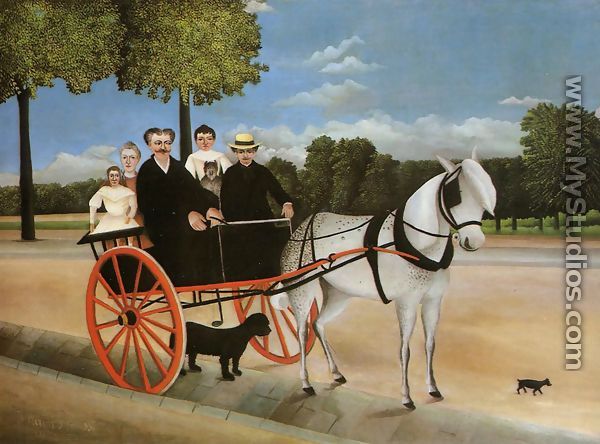 Old Juniors Cart - Henri Julien  Rousseau