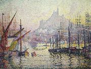 View Of The Port Of Marseilles - Paul Signac